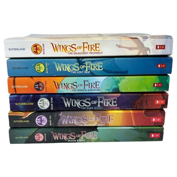 Wings Of Fire Book Series Set 1-6 By Tui T. Sutherland Scholastic Paperback Lot - Picture 4 of 6